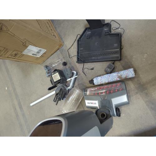 Stealth ECVP01 Cordless Wet Dry Vacuum Cleaner, Smart Vacuum Mop with Self-Cleaning Detachable Battery for Hard Floor Area Rugs Carpet, LCD Display, 30min Runtime, Voice Prompt