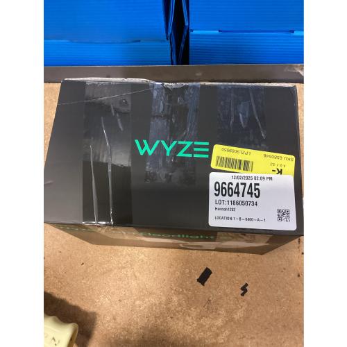 Wyze Wired Outdoor Wi-Fi Floodlight v2 Home Security Camera with 2K Video, Color Night Vision, Motion Activated LEDs - White