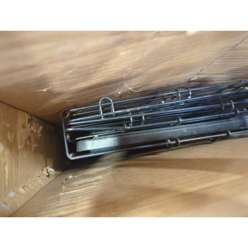 Amazon Basics Durable,Foldable Metal Wire Dog Crate with Tray, Double Door, 30 x 19 x 21 in, Black