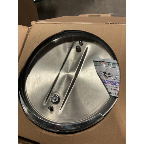 Zavor EZLock Stove Top Pressure Cooker 7 Quart - Stainless Steel, Multi Pressure Levels, Easy Locking, Induction Ready, Digital Cookbook & Steamer Basket | Olla de Presion Acero Inoxidable