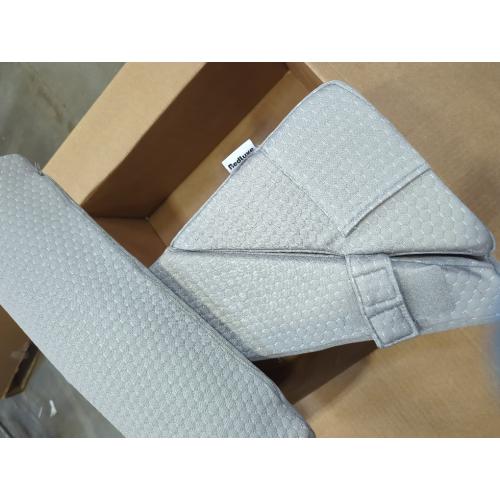 Orthopedic Bed Wedge Pillow Set 4Pcs, Adjustable Memory Foam Wedges Pillow, Pillow Wedge for Post Surgery, Back Pain Relief, Acid Reflux, Snoring, GERD, Grey