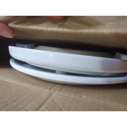 Size 18.5 Toilet Seat With Toddler Seat Built in, ELONGATED, Slow-Close, Potty Training For Kids, Easy To Install And Clean, Toddler Toilet Seat Attachment, Never Loosen, White, Oval(18.5)
