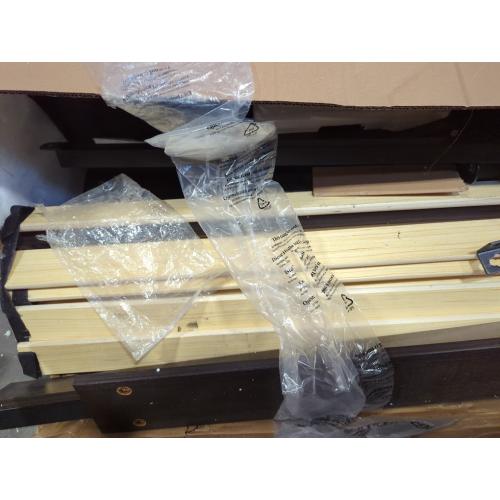 Panel Bed King Brown
