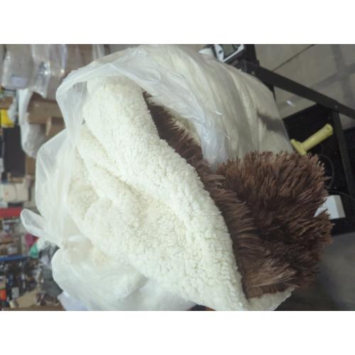 Bedsure GentleSoft Fluffy Cream King Size Blanket for Bed, Thick Soft Sherpa Faux Fur Fleece Bedding Fuzzy Plush Winter Warm Heavy Big Large King Blanket, Cozy Cream Gifts for Men Women, 108x90