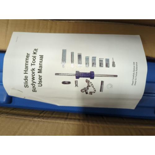 Blue Orion Motor Tech Heavy Duty Slide Hammer Dent Puller Set, Auto Body Removal Kit With 9 Attachments, 14pc Car Remover Tools for Cars Trucks More