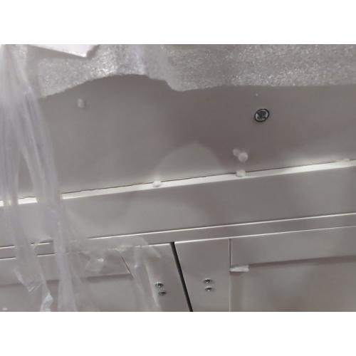 White Bathroom Storage Cabinet with 2 Door 1 Drawer