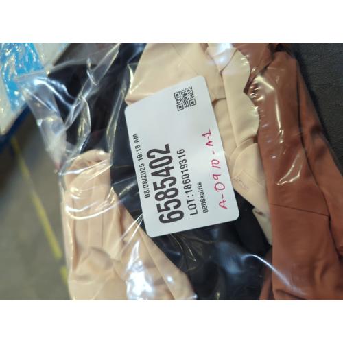 SIZE L-FINETOO 6 pack Seamless Underwear for Women Sexy Low Rise Hipster Wave Edge No Show Bikini Panties Womens.