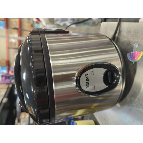 Aroma 8 Cup Rice Cooker - Stainless Steel ARC-904SB