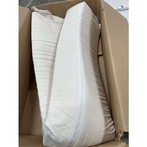 Vekkia King Bed Wedge Pillow for Headboard Gap/Bed Gap Filler/Mattress Wedge to Fill 0-6 Gap Between Headboard and Mattress (White 76x10x6)
