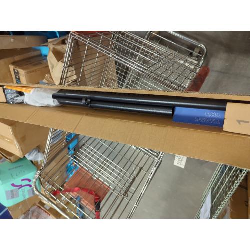 Black, 51-86 Tension Curtain Rod, 51-86 Inch,Spring Shower Tension Curtain Rod, Closet Rod, for Windows or Shower, Easy to Install, No Drilling, No Rust, for Bathroom, Rod Diameter 1.26 Inches, Black,Umimile