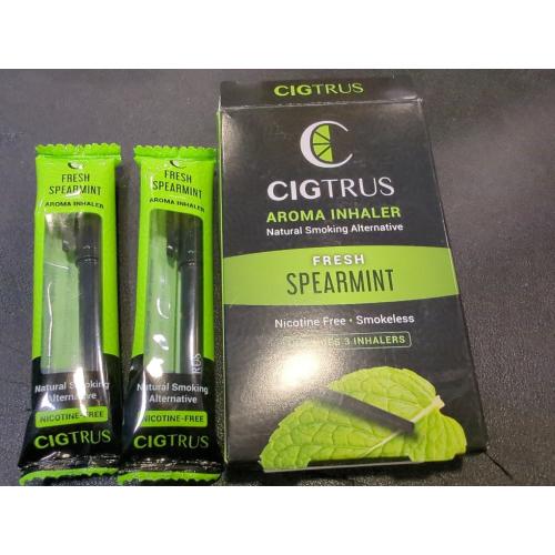 (Pack of 2 Fresh Spearmint) Quit Smoking Aid Natural Cigtrus Craving Relief