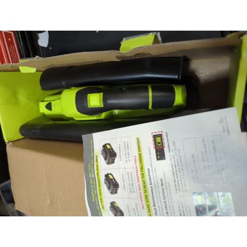 SnapFresh Cordless Leaf Blower - 20V Electric Leaf Blower with 2.0 Ah Battery and Charger - Lightweight 2-Speed Leaf Blower for Lawn Care and Yard/Garden/Patio Cleaning