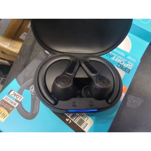 Color Black JLab Epic Sport ANC 3 True Wireless Earbuds - Black