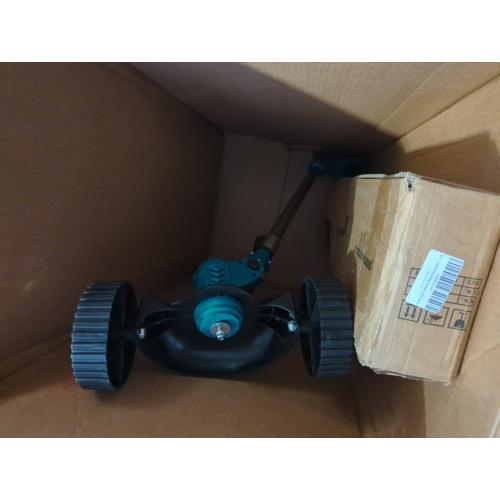 Electric Weed Wacker with 21V High-Power Motor, 3-in-1 Blades & Adjustable Telescopic Pole – Cordless Grass Trimmer with Wheels & Debris Shield String-Trimmers