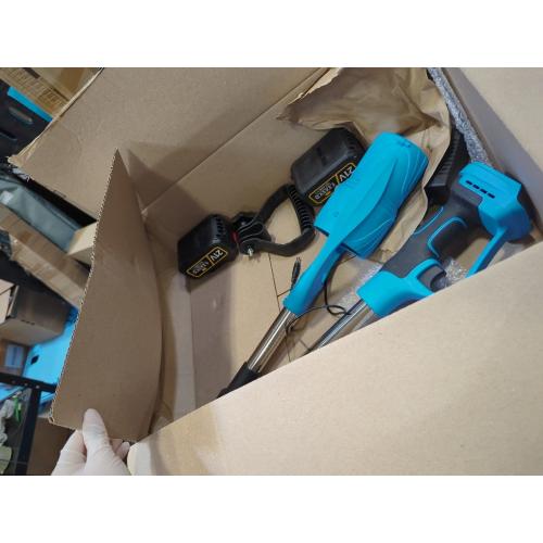 2025 Upgraded Leaf Blower Cordless with 2* Batteries, Dual Handle Electric Leaf Blower with Infinitely Variable Speed, 21V Ultra-Lightweight for Blowing Snow and Leaf, Lawn Care and Dust