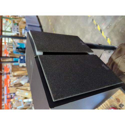 Polk Audio T15 Home Theater and Stereo Bookshelf Speakers – Deep Bass Response, Dolby and DTS Surround, Wall-Mountable, Pair, Black