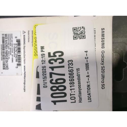 Samsung LED Wallet Cover EF-NG988 - Flip cover for cell phone - black - for Galaxy S20 Ultra, S20 Ultra 5G