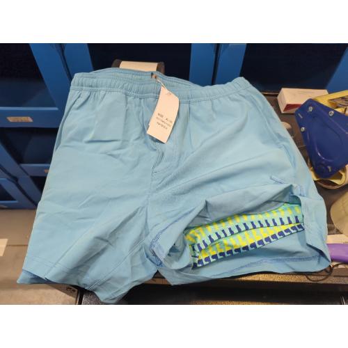 Size M/L Blue maamgic Mens 5 Gym Running Shorts for Men 2 in 1 Quick Dry Workout Athletic Shorts