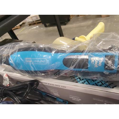 Color Blue and black Conair Knot Dr Dryer Hair Brush