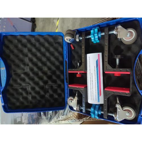 Dolly Kit with Wheels - Interior Door Install Tools for Most Pre-Hung or Slab Doors, Plywood Dolly Protect Your Back Commercial & Residential Use (Black)