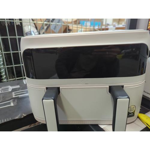 Bella PRO - 4-qt. TriZone Touchscreen Air Fryer with Dual Flex Basket - Oatmilk