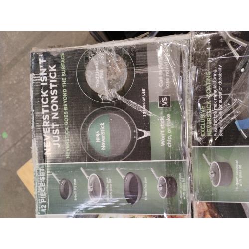 Ninja Pots and Pans Set Non Stick | Comfort Grip 10-Piece Cookware Set with NeverStick | Frying Pan, Sauce Pan With Lid, Stock Pot with Lid, Nonstick, Dishwasher Safe, Oven Safe to 400°F, CW69010‼️Light dirt‼️