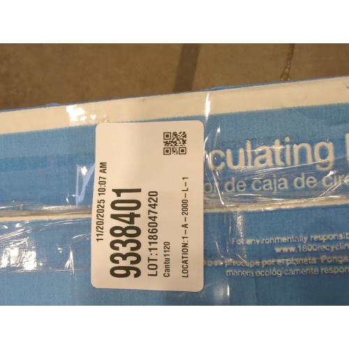 Lasko Air Circulating Box Fan 3733, White