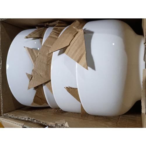 Denmark 4-piece White All Purpose Durable Vitrified Porcelain Bowls Ramen, Salad
