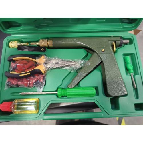 Tire Repair Kit Mushroom Plug - Heavy Duty Tubeless Puncture Fix for Cars, Motorcycles, Trucks, ATV, Tractors - Professional Flat Tire Patch Kit with 16 Plugs (Green)