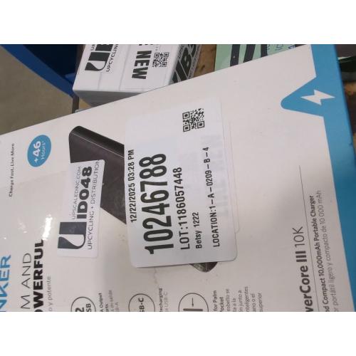 Anker - PowerCore III 10K MAh USB-C Portable Battery Charger - Black