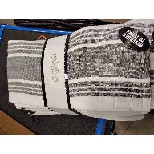 All-Clad Dual-Purpose Kitchen Towels: Highly Absorbent - 100% Cotton, 17x30 Dish Towels for Cleaning & Drying Dishes & Glassware, 6-Pack, Pewter