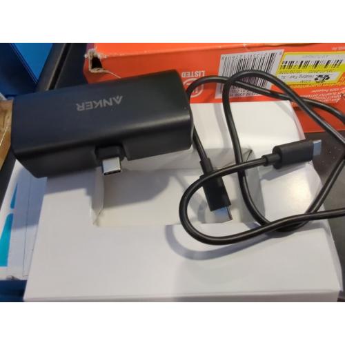 Anker - Nano Power Bank with Built-in Foldable USB-C Connector - Black