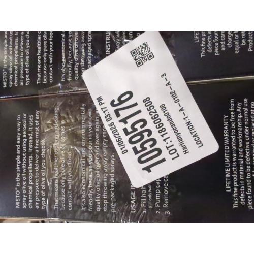 2 pack Misto Olive Oil Sprayer in Brushed Aluminum