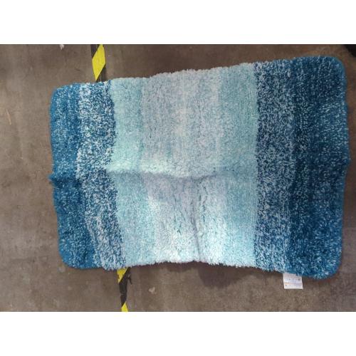 OLANLY Bathroom Rugs Mat 24x16, Extra Soft Absorbent Microfiber Bath Rugs, Rubber Backing, Quick Dry, Washable Bath Mats for Bathroom Floor, Tub and Shower, Home Decor Accessories, Peacock Blue