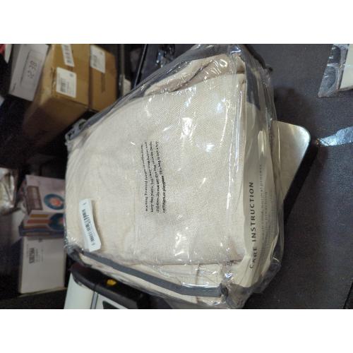 SimpleHome 100% Blackout Curtains for Bedroom,Thermal Insulated Grommet Window Drapes Room Darkening Cream Curtains for Living Room with Black Back,52 x 84 Inch,2 Panels