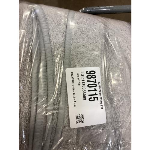 Haven Turkish Cotton Bath Towel in Harbor Mist Grey 2 PACK