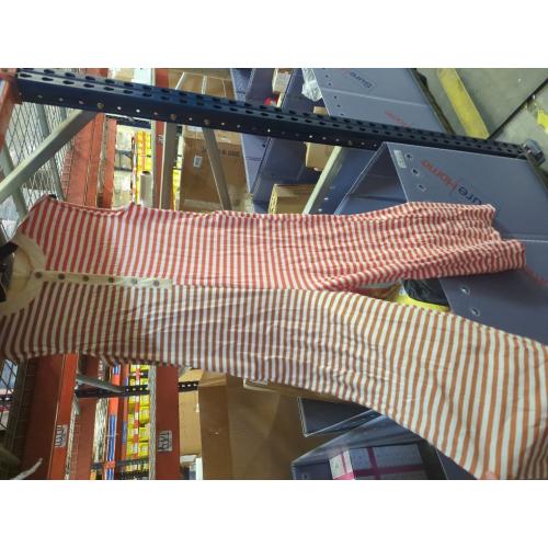 Size M CHARTOU Loose Striped Wide Leg Jumpsuit for Women Summer Romper Flowy Pants Comfy Sleeveless Button Baggy Overalls