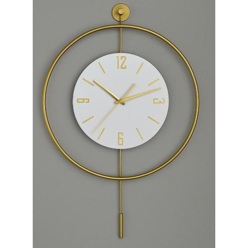Decorative Metal Wall Clock Gold