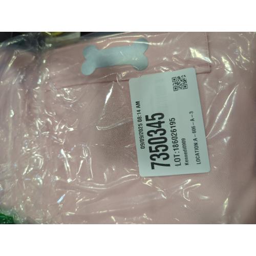 Light Pink Size Large Waterproof Dog Raincoat, Adjustable Reflective Lightweight Pet Rain Clothes with Poncho Hood (Light Pink, Large)