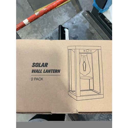 2 Pack Solar Porch Lights Outdoor,Solar Wall Lights with 3 Lighting Modes&Motion Sensor, Dusk to Dawn Sconce Lights Wall Mount,Exterior Wall Lantern Light Fixture for House, Garage,Patio,Shed