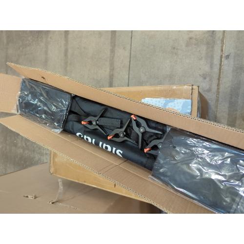 Backdrop Stand for Parties, 8.5x10ft Adjustable Background Support System for Events Decoration, Baby Shower, Photography with Spring Clamps, Backdrop Clip, Sandbag and Carrying Bag