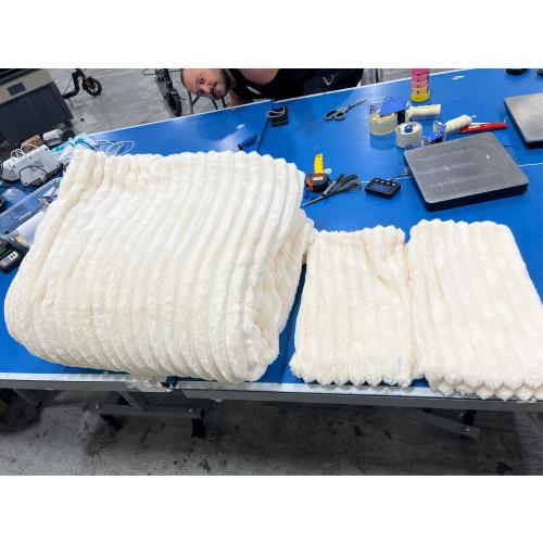 BEDELITE Fleece Throw Blanket for Couch (102in x 90in) 3pcs