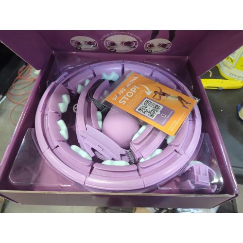 Size 22-44 Swiss Activa  S5.S  Silent Weight Loss Hula Hoop Premium with Counter -Waist Size 22-44in - Infinity Hoop- Smart Weighted Hula Hoop- Smart Hula Hoop-