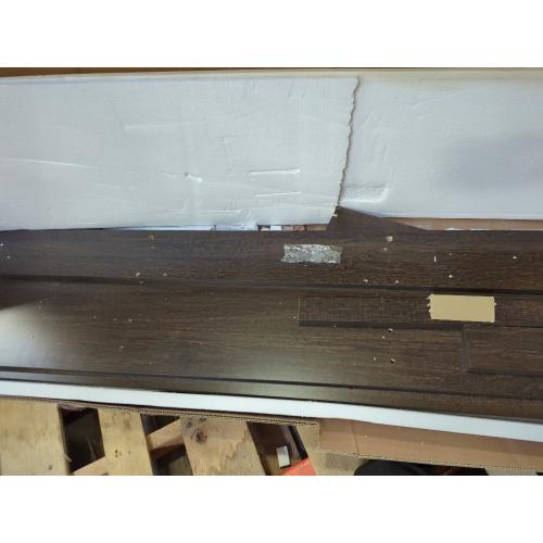 Large TV Stand Dark Dusty Oak