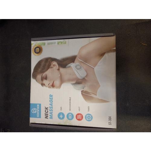 COMFIER Cordless Neck Massager for Pain Relief Deep Tissue, Vibration Travel Massager,Portable Neck Massager for Office