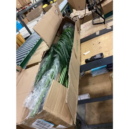 Artificial Palm Tree 6ft Tall Fake Palm Tree Indoor Decor with 18 Trunks and Real Bark Design Faux Tropical Areca Palm Silk Floor Plant in Pot for Home Office Living Room Bedroom Decor 2pcs