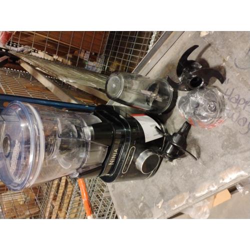 Ninja Kitchen System | All-in-One Food Processor & Blender | With 8-Cup Bowl & (1) 24 oz. To-Go Cup | For Smoothies, Cookie Dough, Salsas, Cole Slaw & More | 1800 Watt | Black | TB401