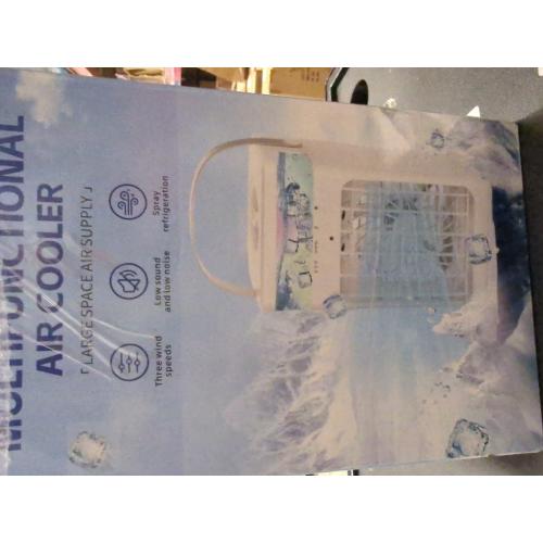 White Portable Air Conditioner,Cooling Fan with 3 Speeds & 3 Modes,1500ML Mini Air Conditioner with Remote, Air Conditioner Fan,Night Light,Evaporative Air Cooler for Home/Office