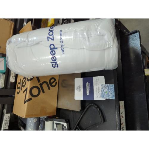 Sleep Zone Mattress Topper Twin Size, Extra Thick Fitted ...