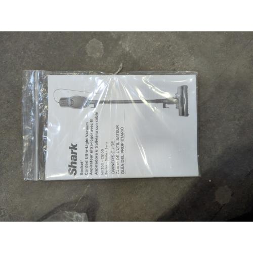 Shark Rocket Ultra-Light Corded Bagless Vacuum for Carpet and Hard Floor Cleaning with Swivel Steering (HV301), Gray/Orange